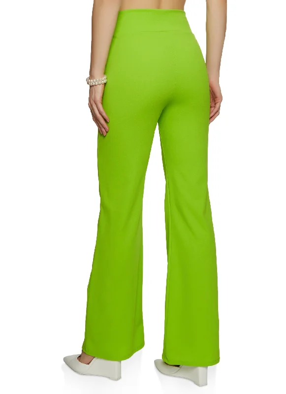 Knot Front Wide Leg Pants