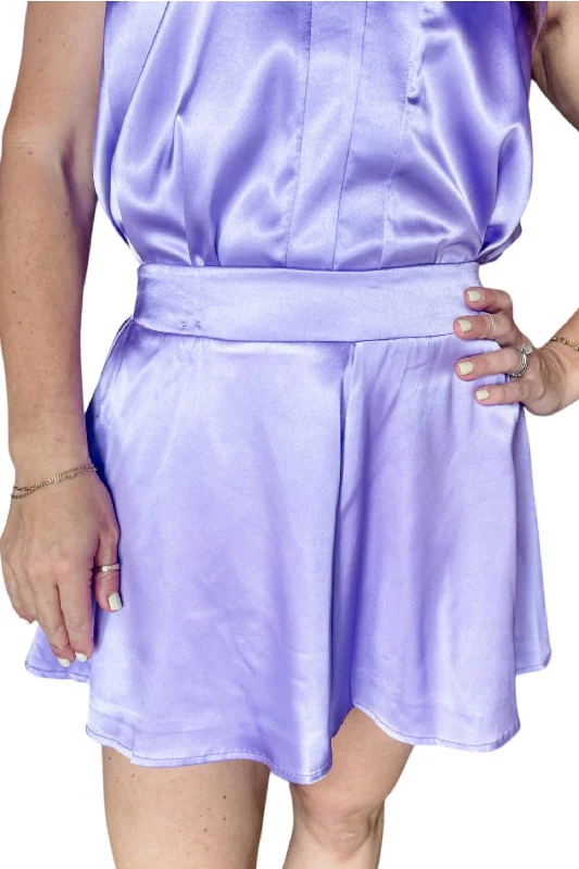 Lulu Shorts In Lavender