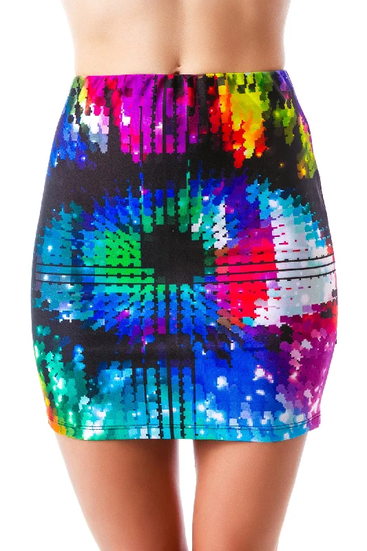 Magic Eye Mini Skirt