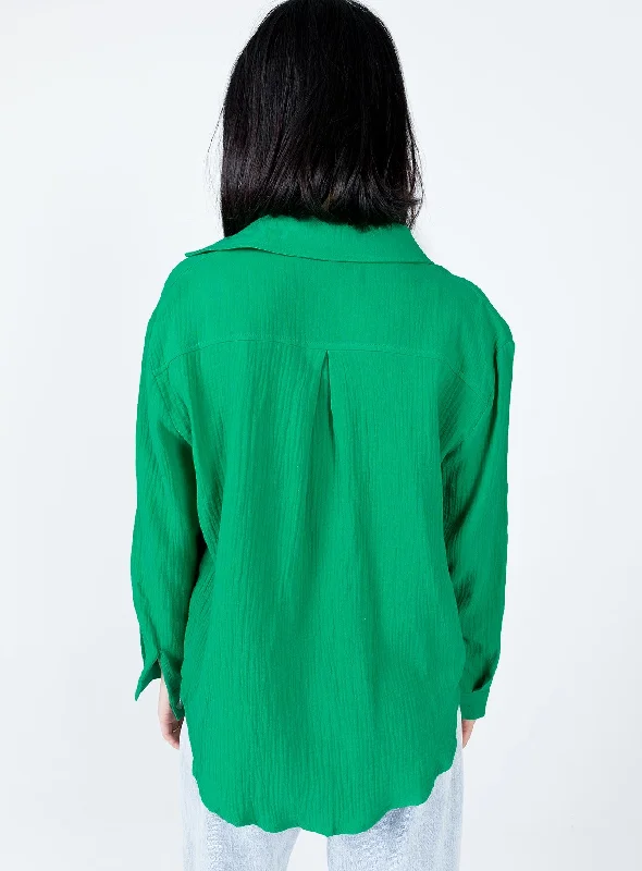 Mahalia Shirt Apple Green