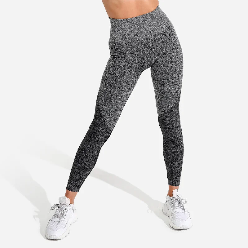 Marl Seamless Leggings - Onyx