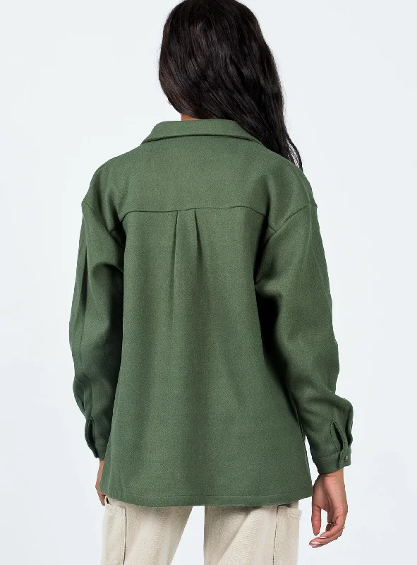 Mila Shirt Forest Green