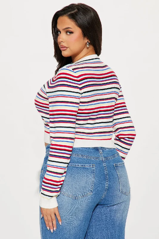 Miss Americana Striped Sweater - Multi Color