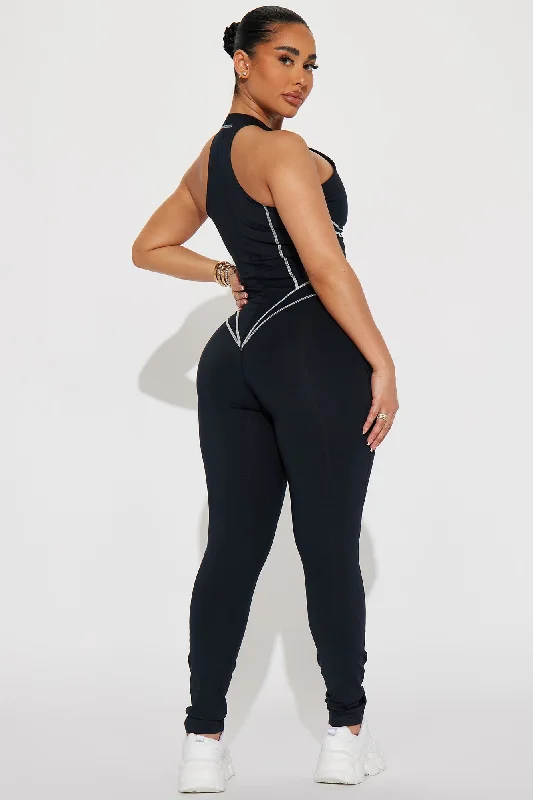 Motivate Elevate Jumpsuit - Black