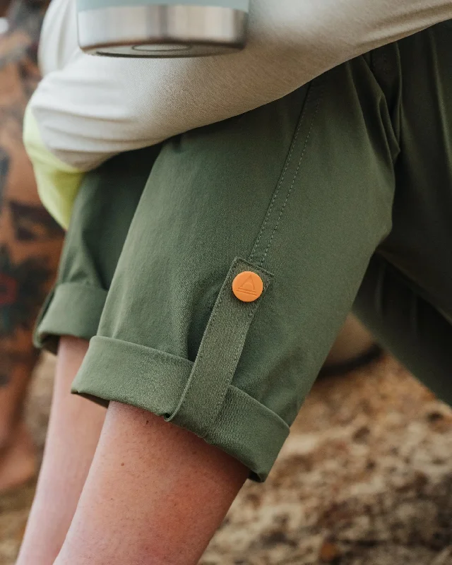 365 Trail Roll Up Pants - Khaki Green