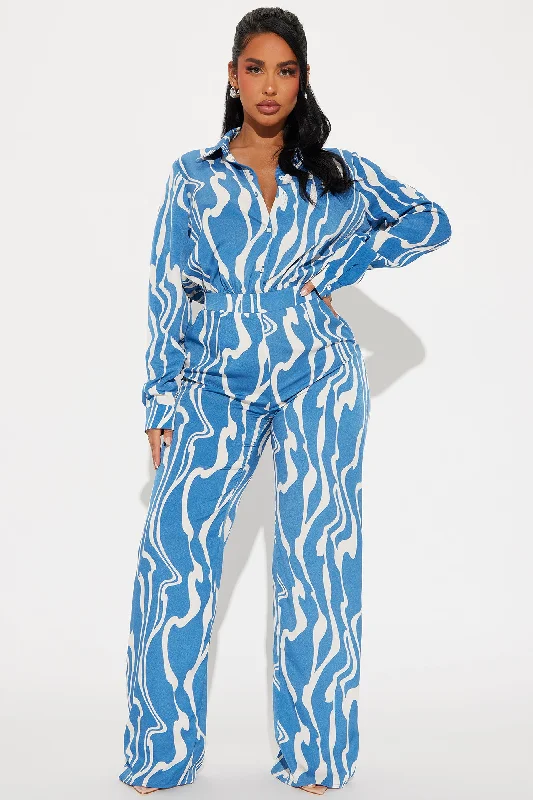 Muriel Jumpsuit - Blue