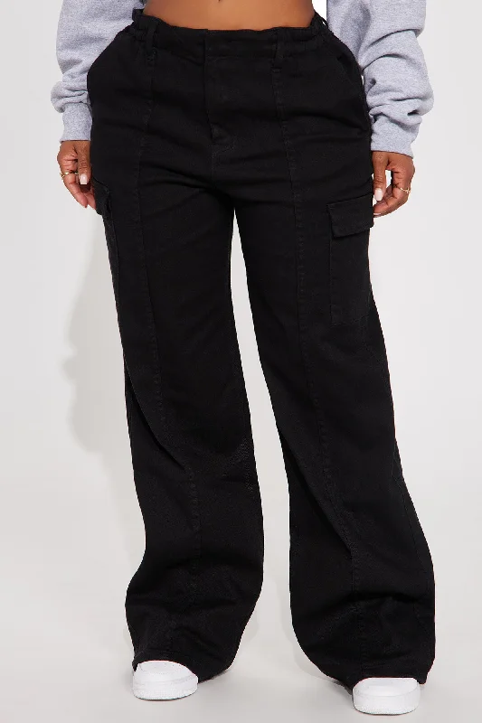 Nice to Meet You Cargo Pant - Black