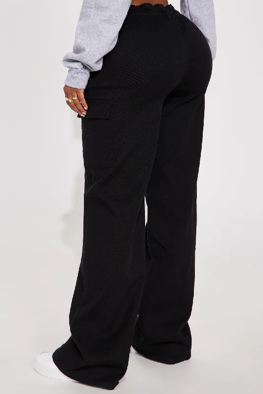 Nice to Meet You Cargo Pant - Black