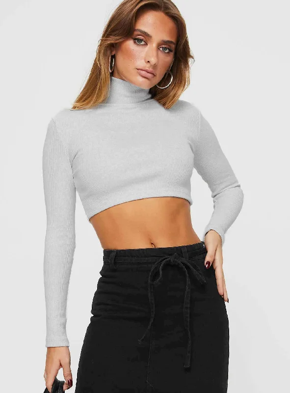 Orrico Long Sleeve Top Grey