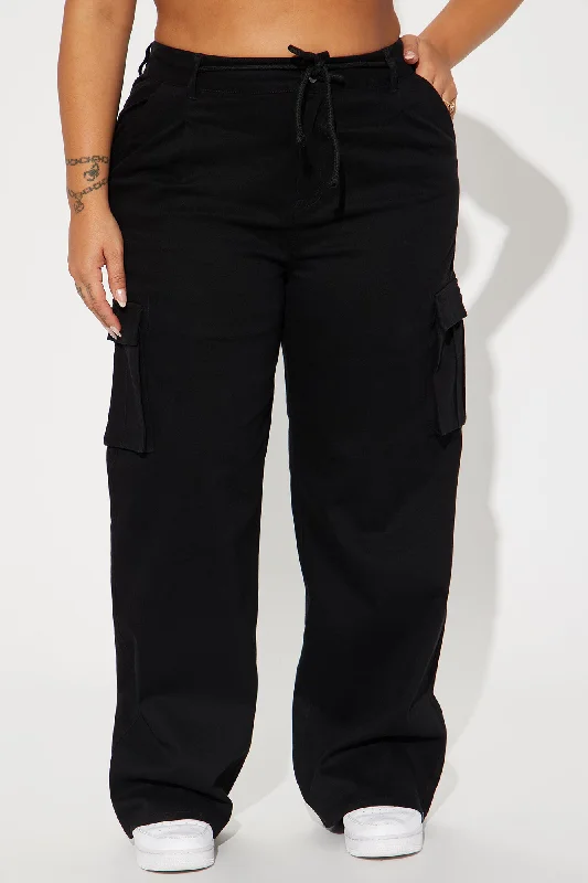 Out For The Day Cargo Pant - Black