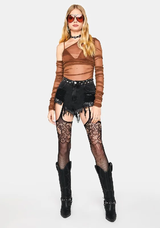 Ready Set Party Sheer Bodysuit