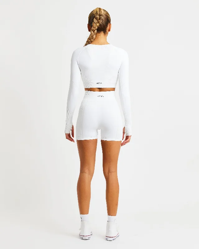 Reflex Seamless Shorts - White