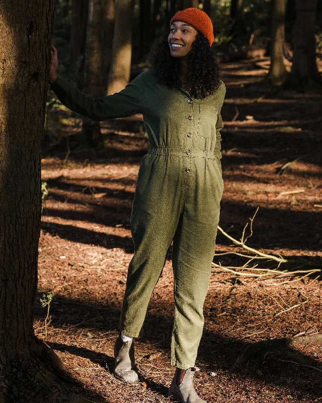 Resonate Boiler Suit - Khaki Green