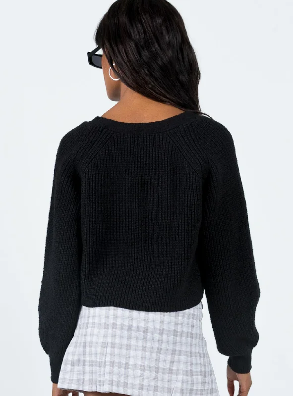 Romney Cardigan Black