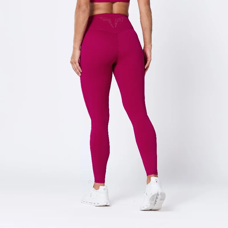 Run The City Leggings 27"" 2.0 - Cerise