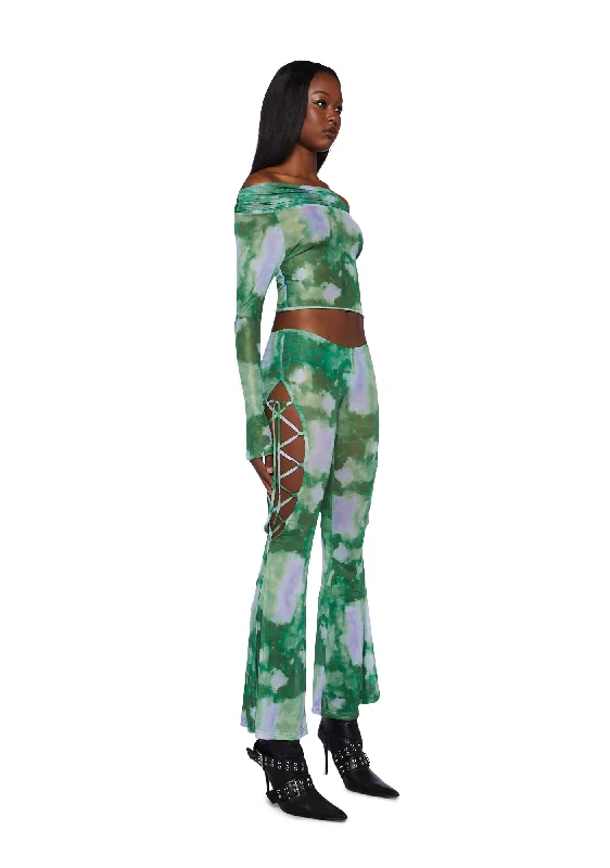 Serene Scene Pants Set