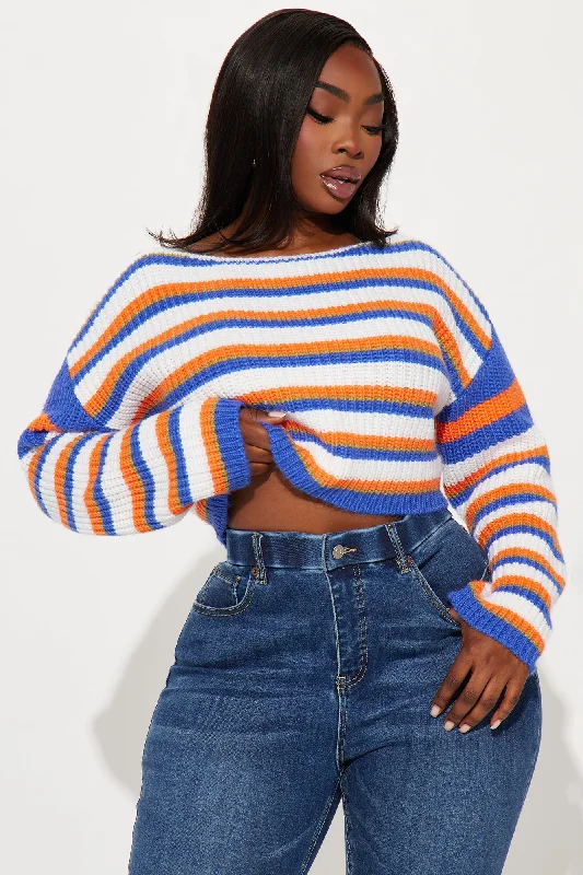 Sunday Best Striped Sweater - Blue/combo