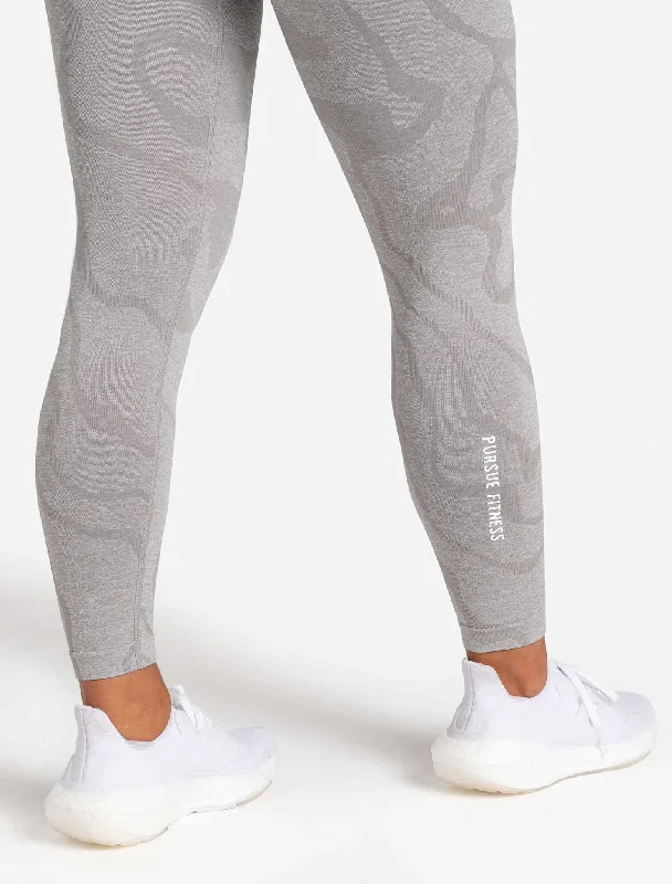 Sustainable Seamless Leggings - Cloud Grey