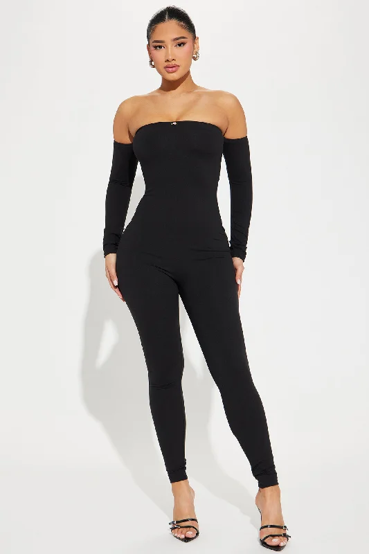 Take My Breath Jumpsuit - Black