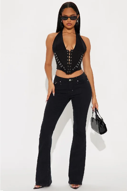 Tell Me Something Flare Pant - Black