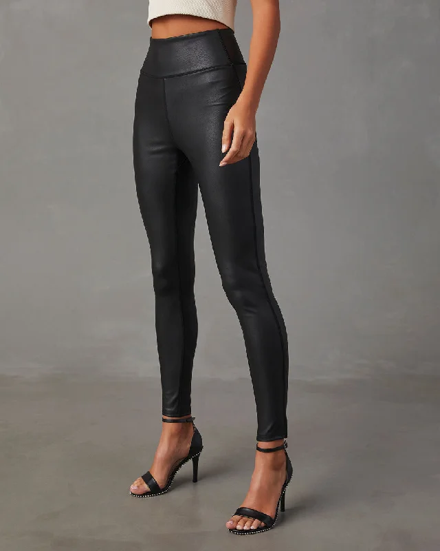 Travolta Faux Leather Leggings