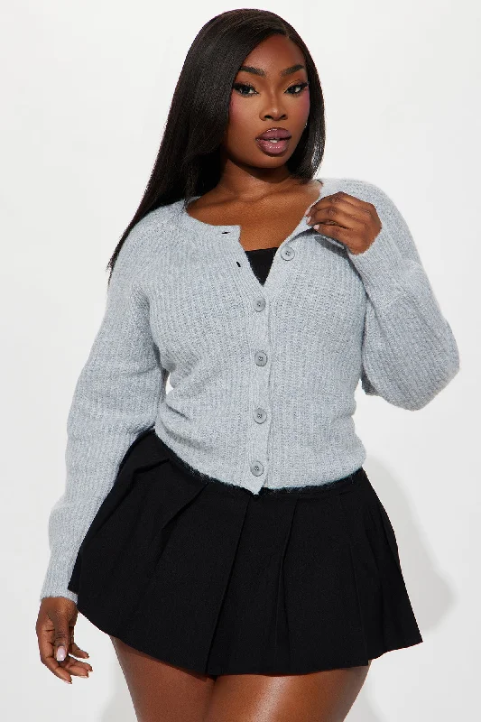 Weekend Getaway Cardigan - Grey