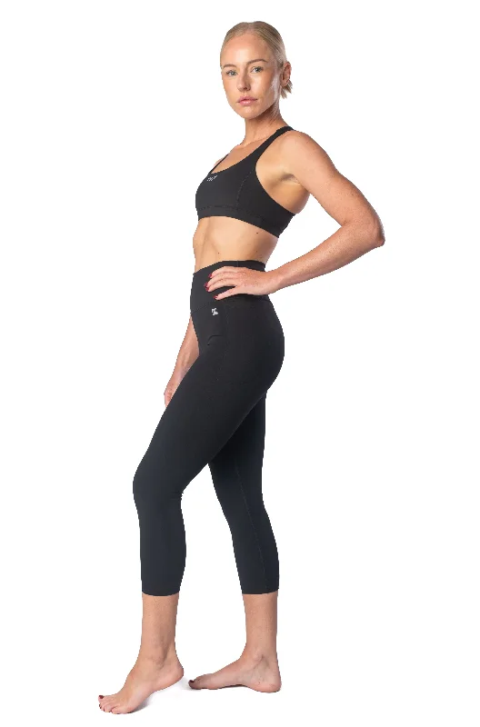 WYN Active Flow And Go 7/8 Tights - Black