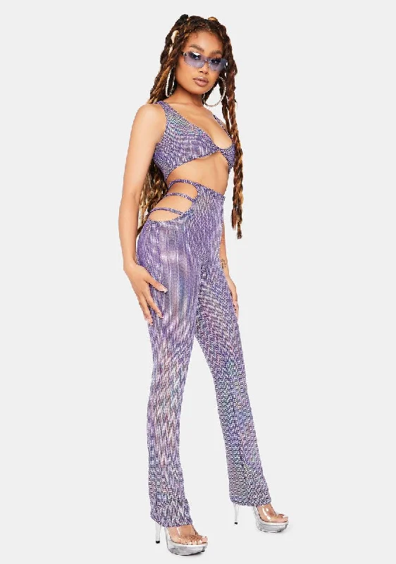 You're My Soulmate Cut-Out Pant Set