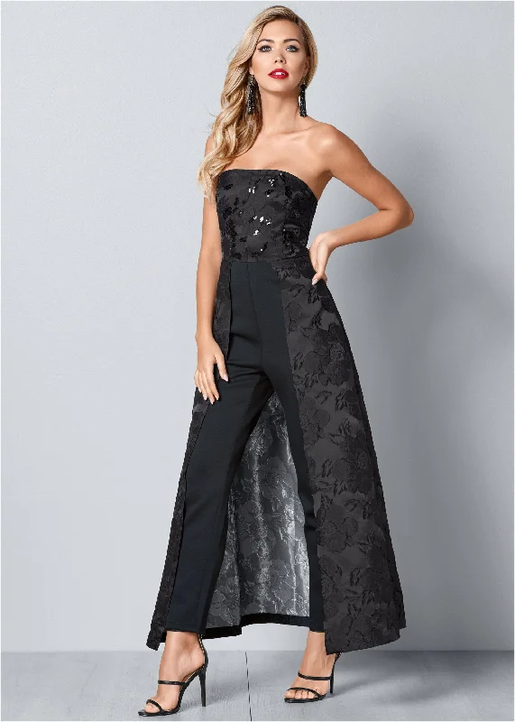 Sequin jumpsuit - Black